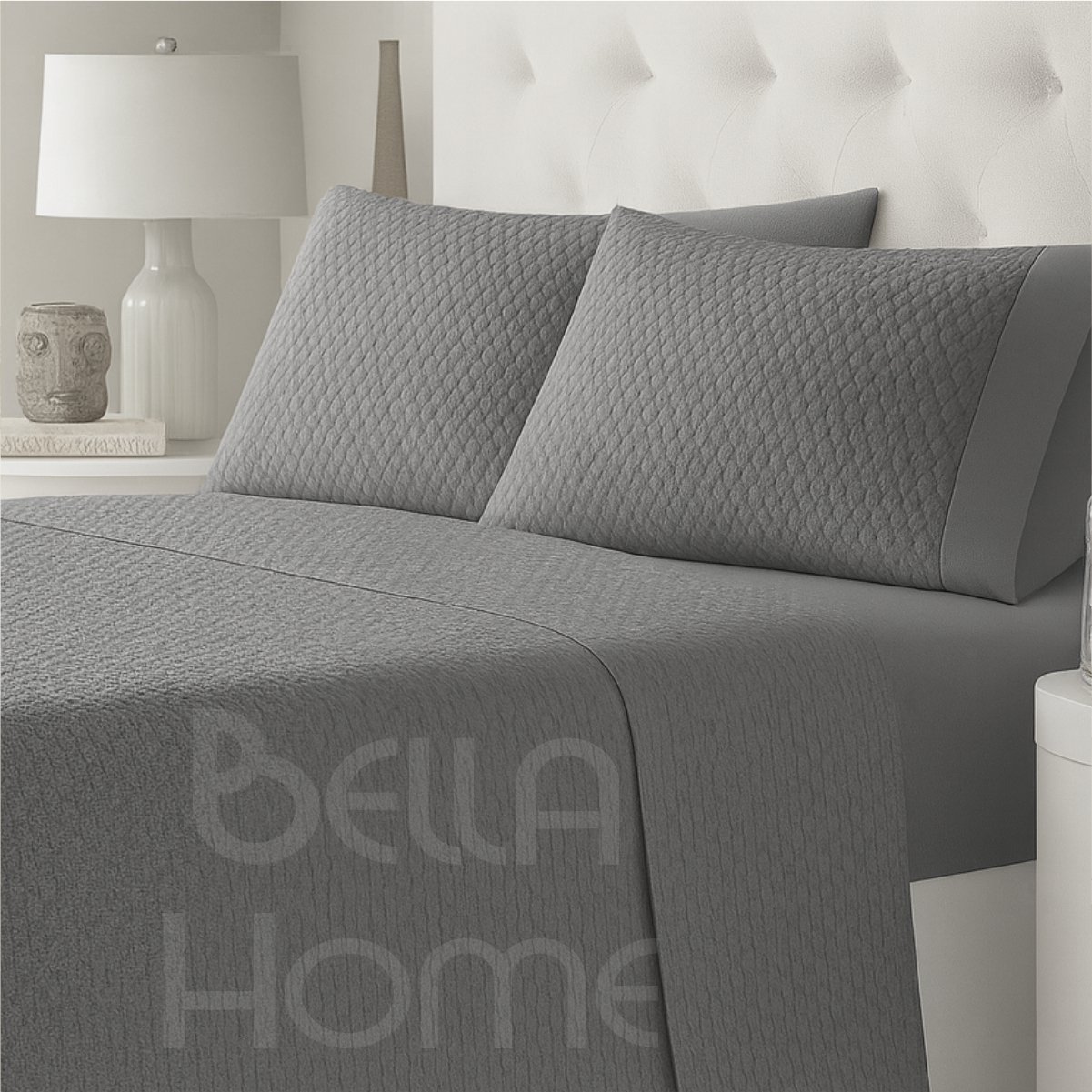 Juego De Sábanas Silky - Algodón Blanco - Image 6