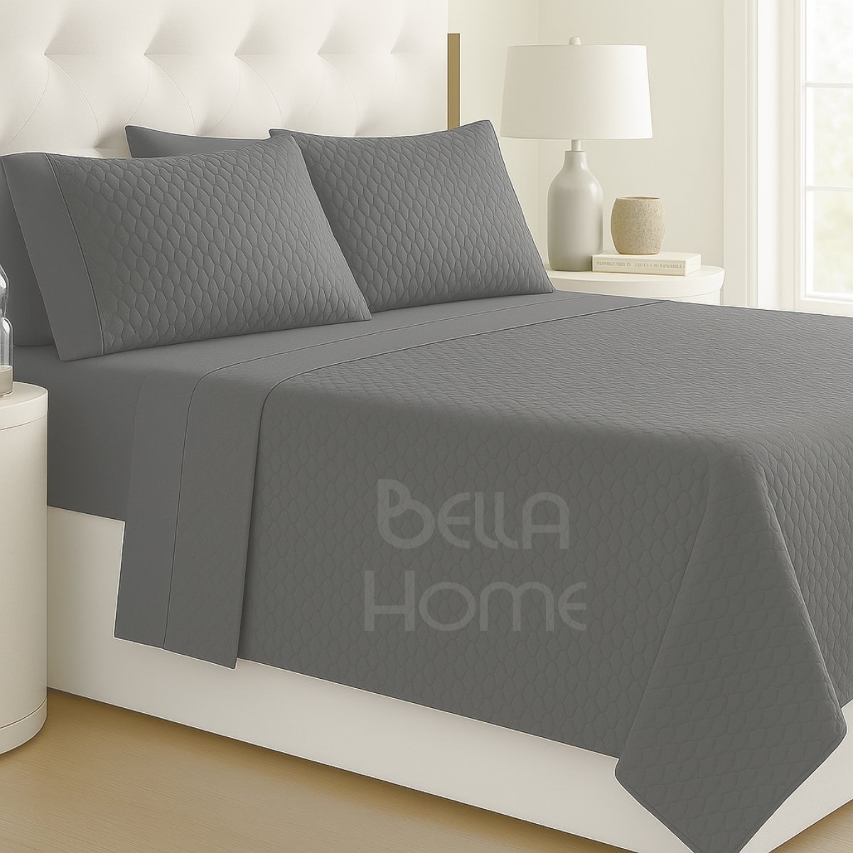 Juego De Sábanas Silky - Algodón Blanco - Image 9