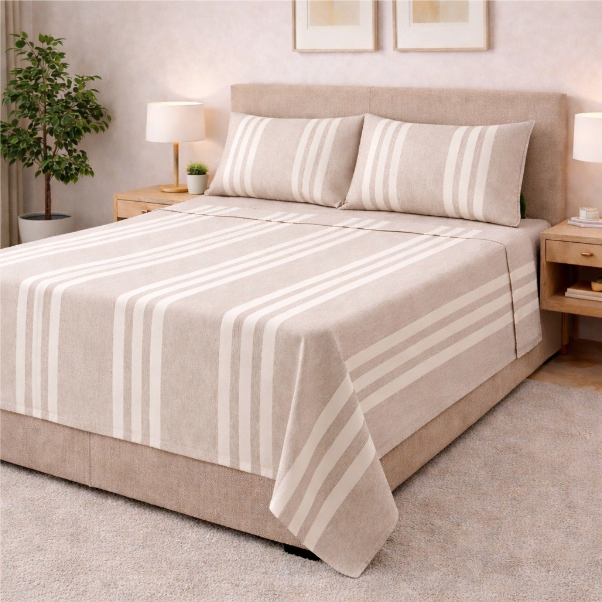 Juego De Sábanas Essential Stripes – 400 Hilos - Image 14