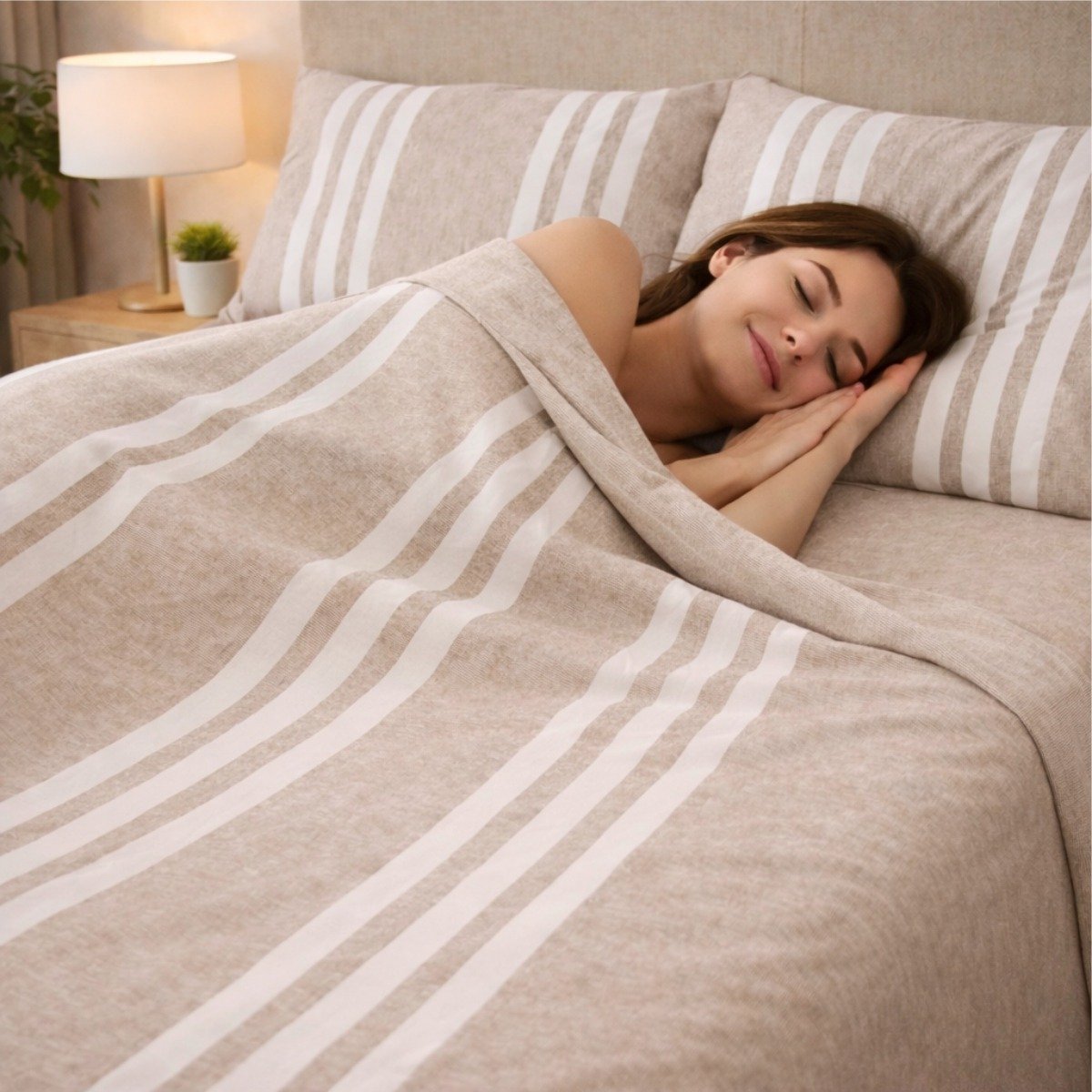 Juego De Sábanas Essential Stripes – 400 Hilos - Image 12