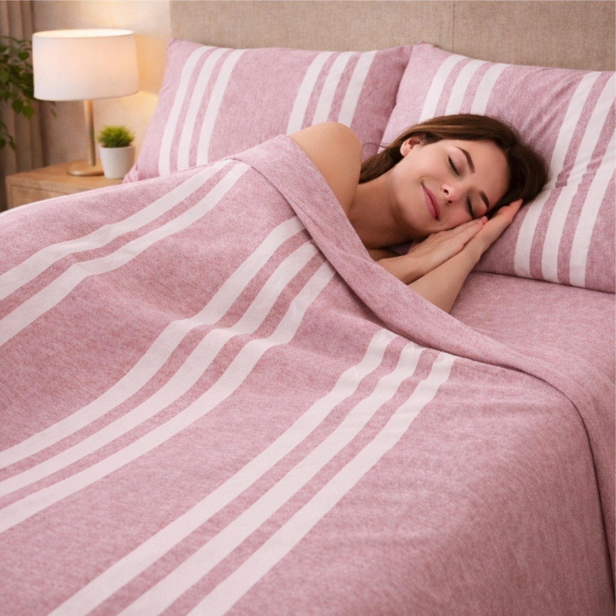 Juego De Sábanas Essential Stripes – 400 Hilos - Image 8