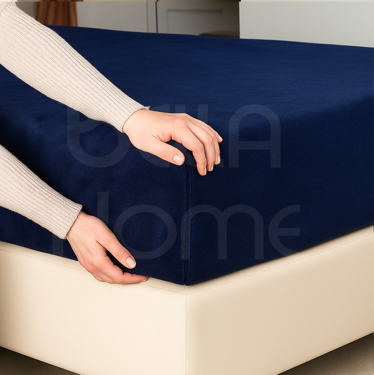 Sábana Ajustable Soft Térmica Bellahome – Piel De Conejo Sintética - Image 29