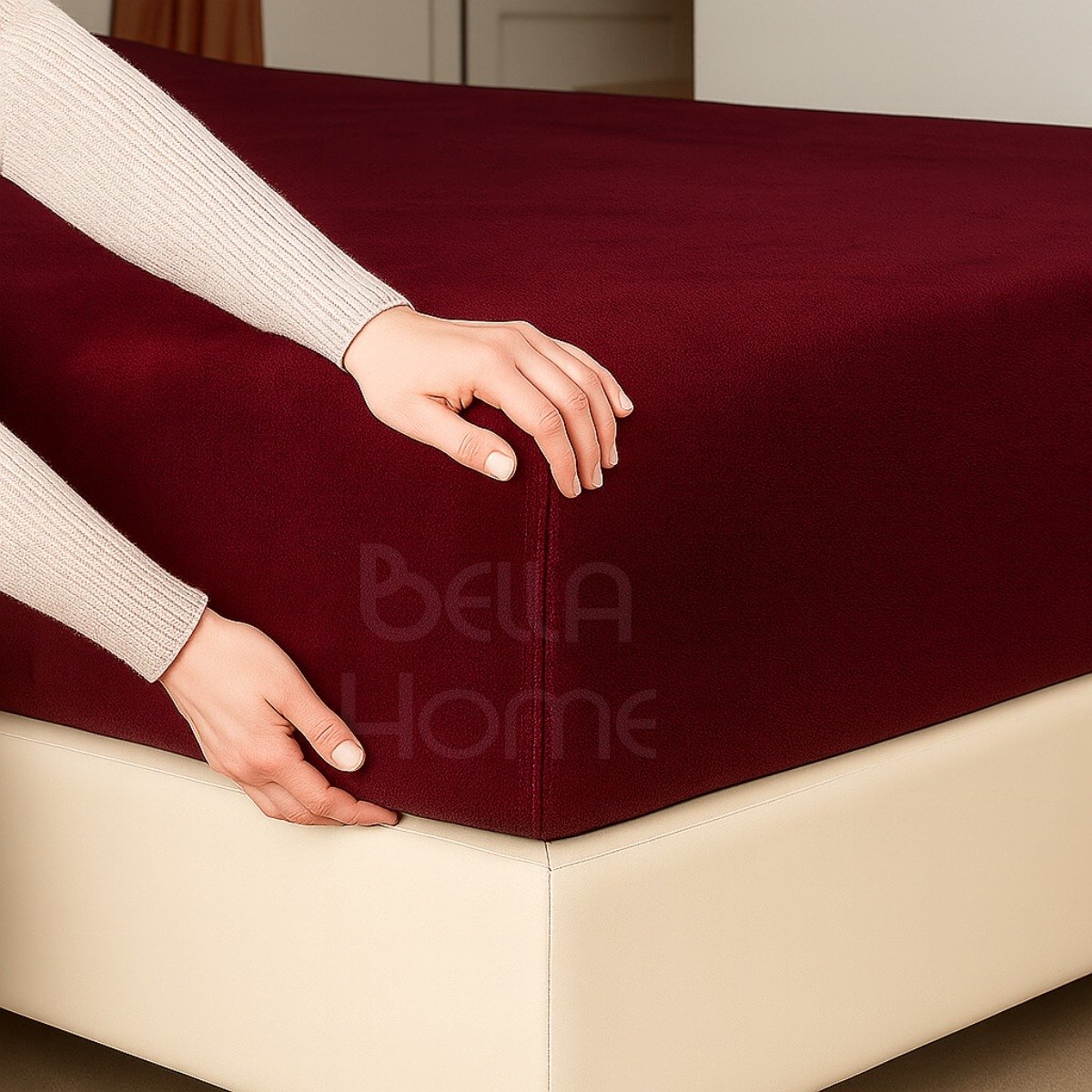 Sábana Ajustable Soft Térmica Bellahome – Piel De Conejo Sintética - Image 7